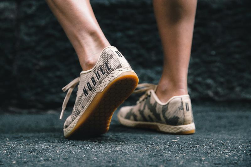 Women's Nobull Sand Camo Trainers Brown | SG A2836H